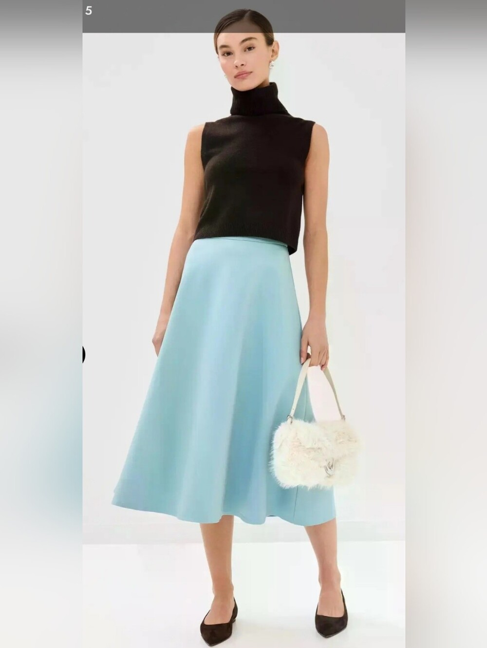 STAUD Light-House Skirt Color: Mist